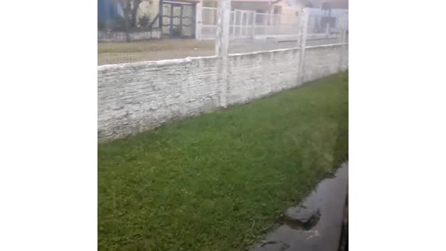 CYCLONE ON THE SOUTH BRAZIL COAST