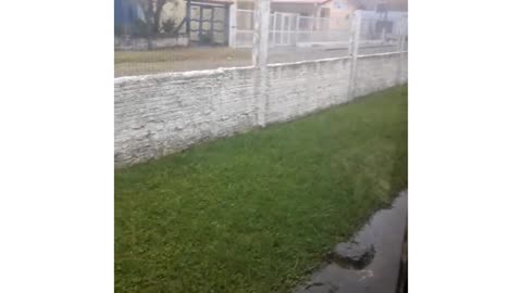 CYCLONE ON THE SOUTH BRAZIL COAST