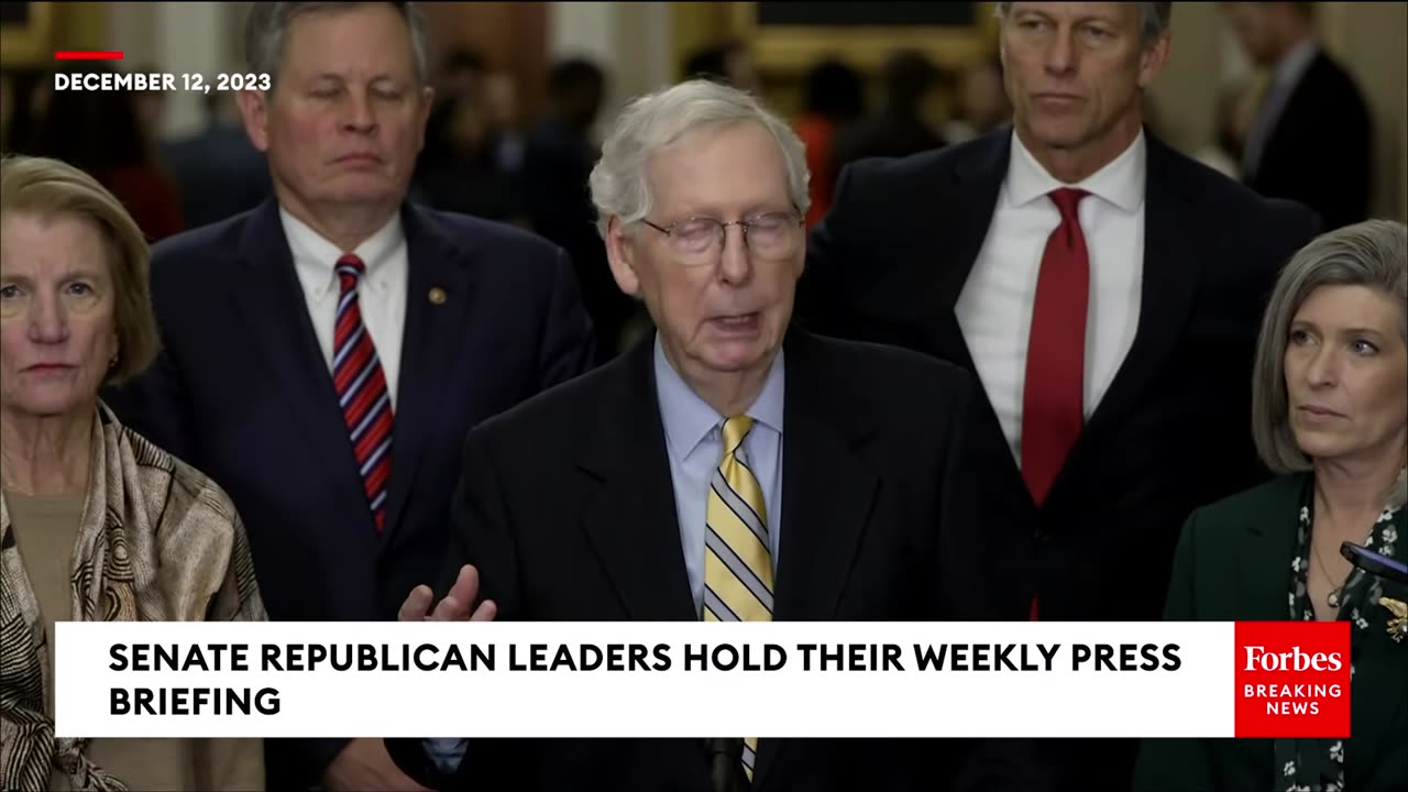 'We're Not There Yet'- McConnell Gives Update On Border Security Negotiations With Dems