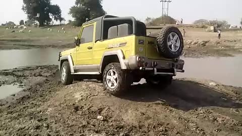 Jeep action in Mud