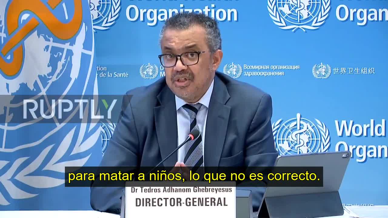 🛑TEDROS ADHANOM: Países utilizan la Dosis de Refuerzo para MATAR NIÑOS