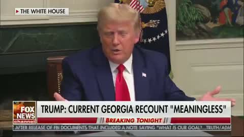 Trump -"There will be a lot of things happening between now & the 20th of January"