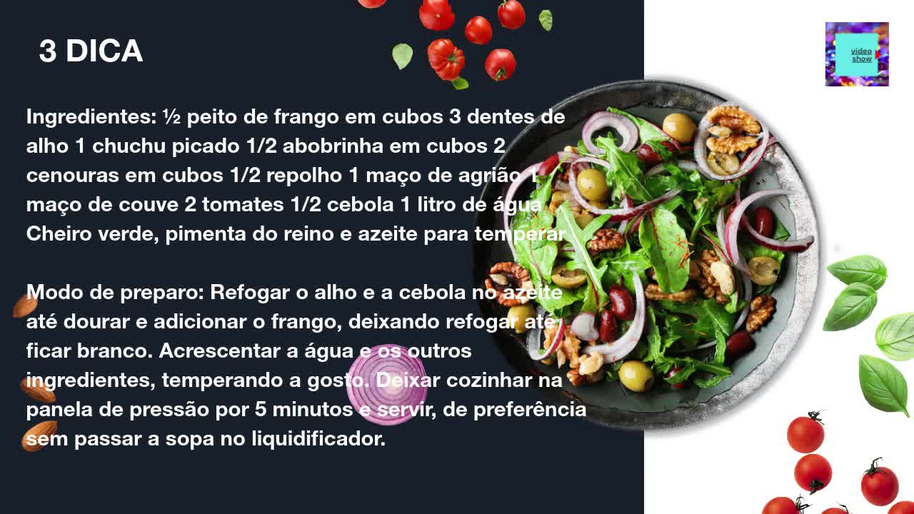 6 Receitas Para perda de peso