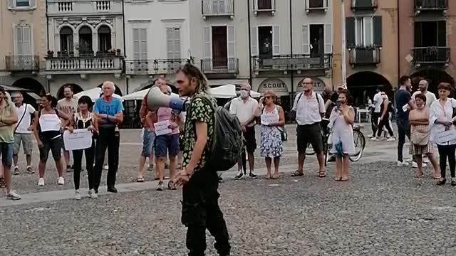 Lodi manifestazione del 31 luglio 2021