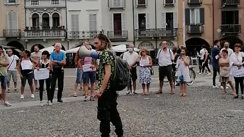 Lodi manifestazione del 31 luglio 2021