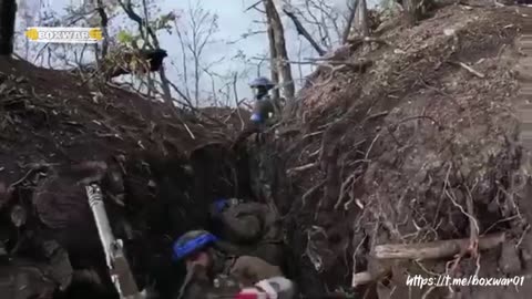 ‼️🇺🇦📌Footage of the battle from the perspective of militants in the trenches near Avdeevka