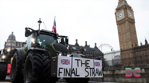 UK Farmers Protest in London Over Inheritance Tax Change