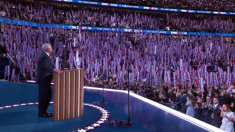 Vice Pres. Candidate Tim Walz Speaks at DNC (Day 3)