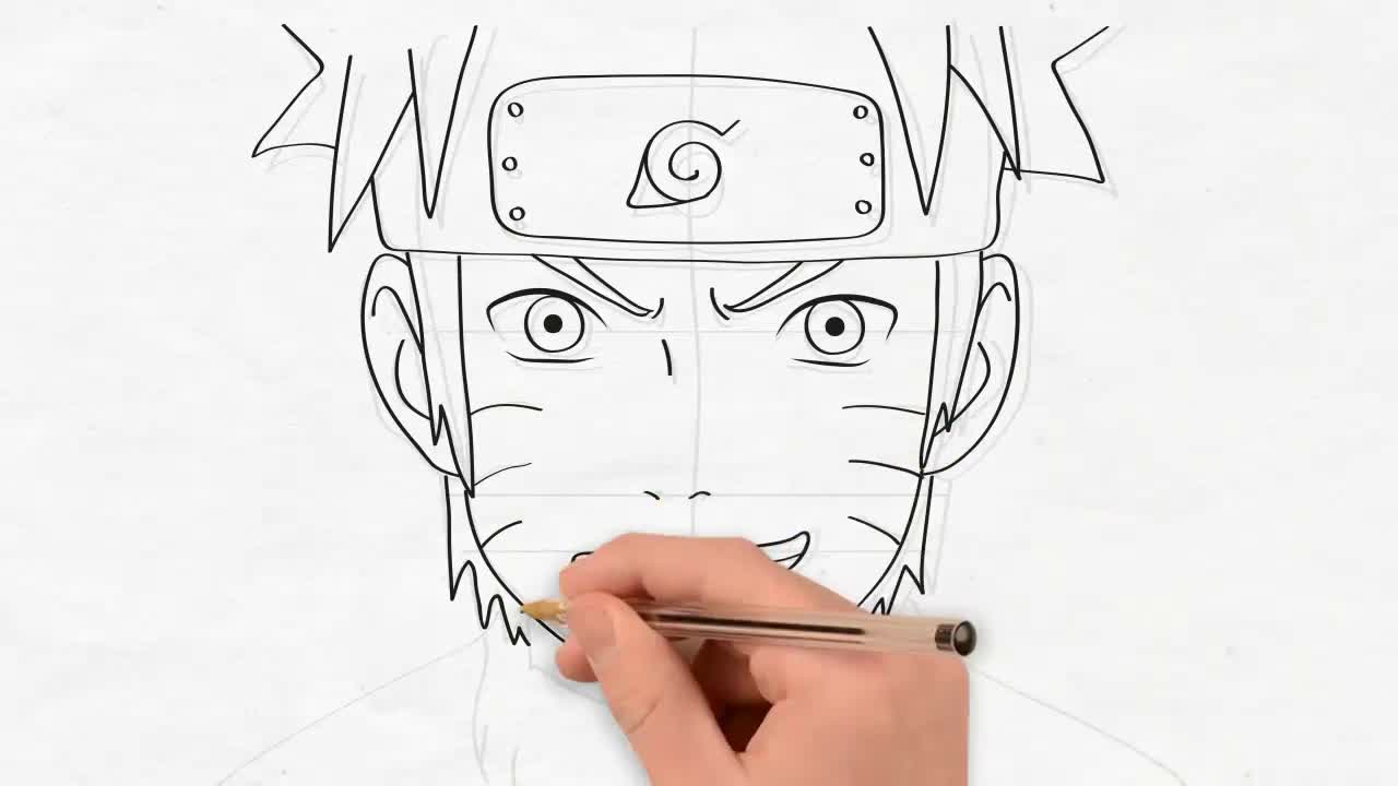 Como Desenhar o Naruto Shippuden Passo a Passo