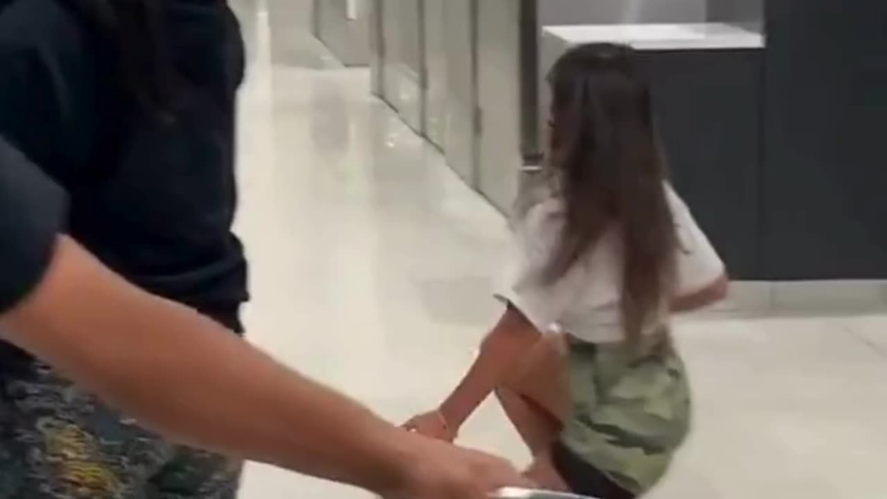 Airport freak out.