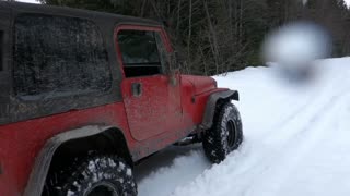 A Easter Sunday Snow Wheel