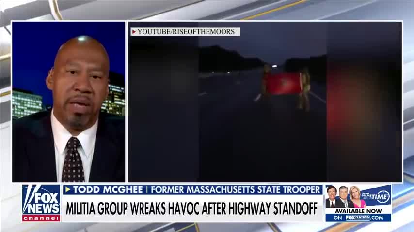 Fox News: Heavily armed militia group 'wreaks havoc' after highway standoff