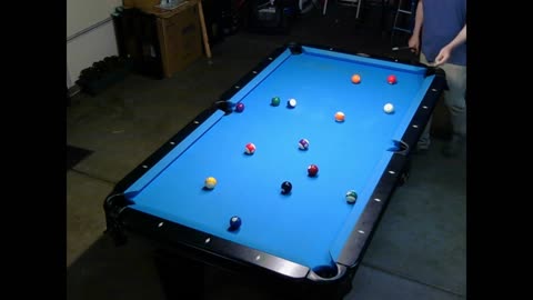 Almost messed up this 8-ball rack