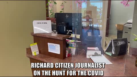 The HUNT for the COVID - Richard Citizen Journalist traveling the USA hospitals