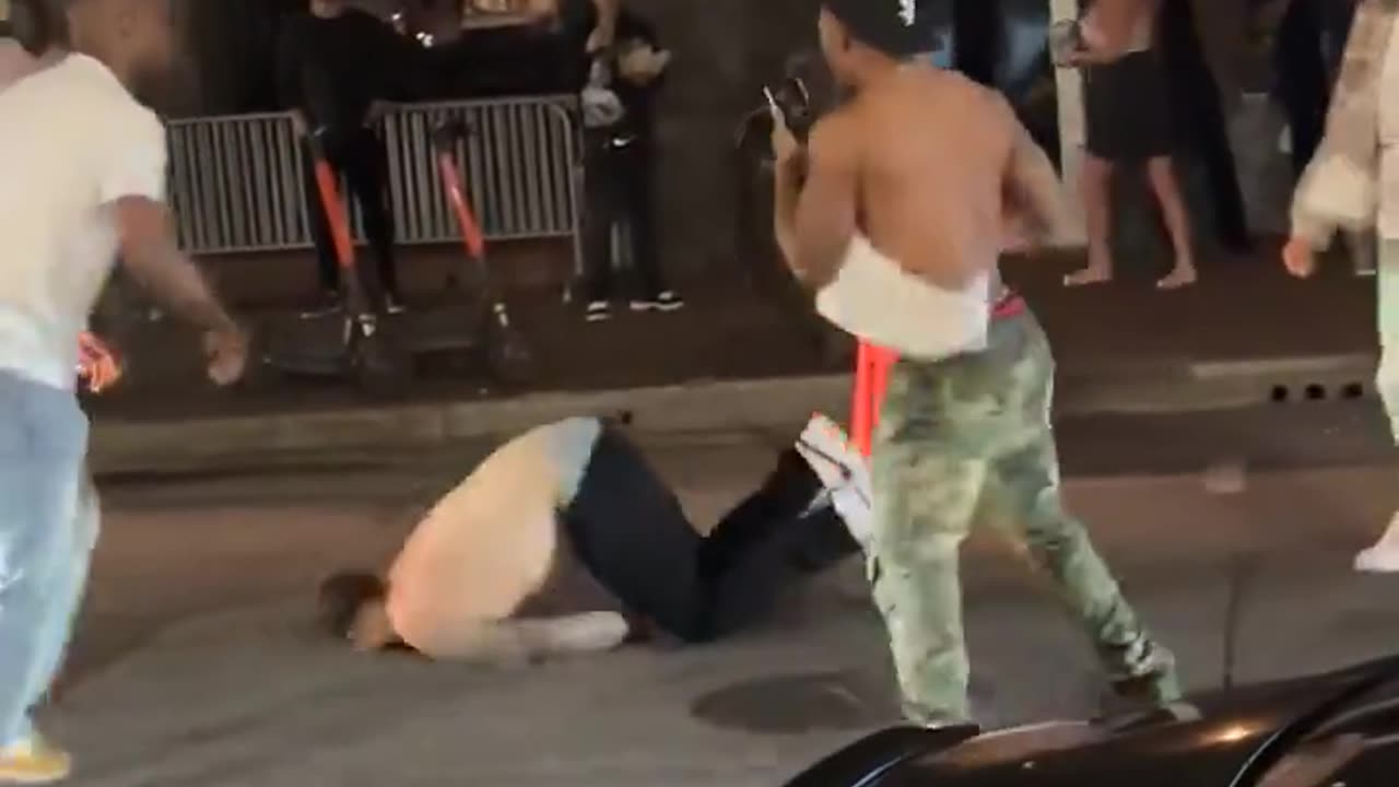 illegal Immigrant Try To Fight US Citizens then Gets A Knuckle Sandwich