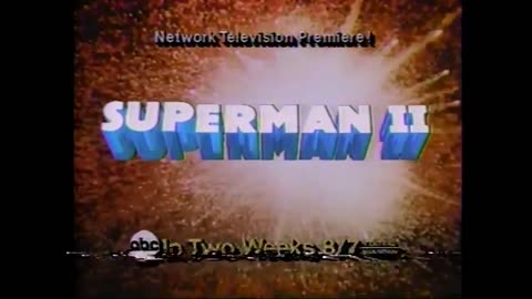 February 6, 1984 - ABC Promo for 'Superman II' with Christopher Reeve