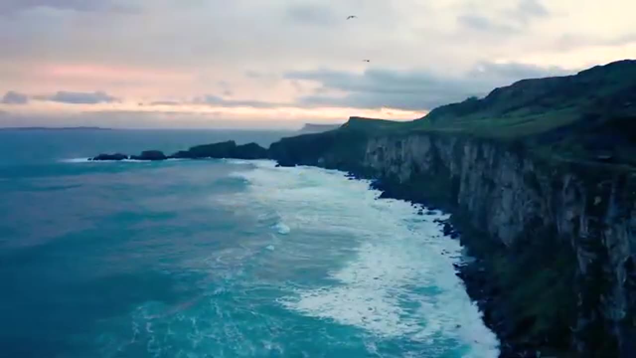 FLYING OVER IRELAND 4K UHD Relaxing Music Along With Beautiful Nature Videos 4K Nature Videos