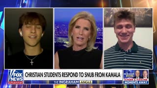 Kamala Harris doesn't care about Christians in this country, student says