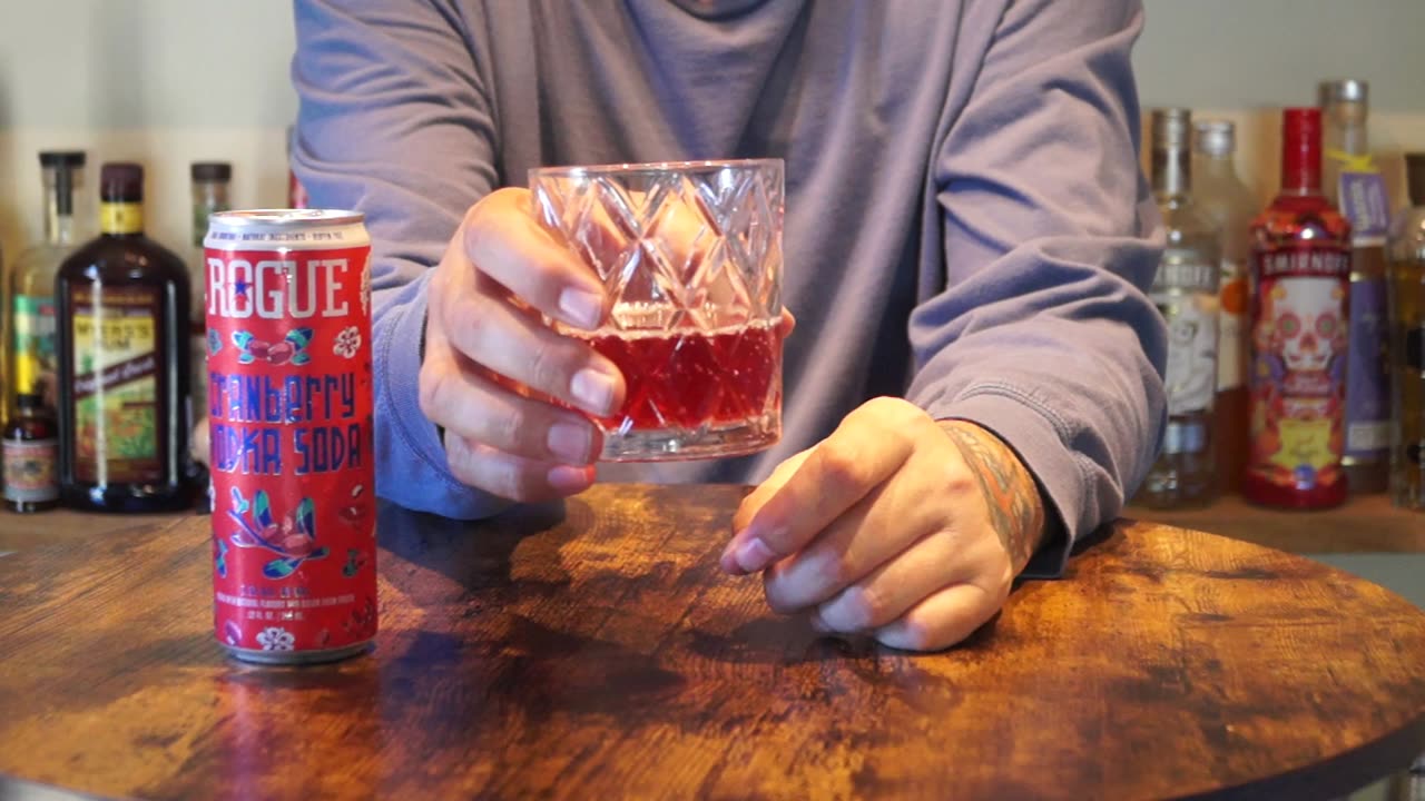 Rogue Distilling Cocktails RTD Cranberry Vodka Soda Review