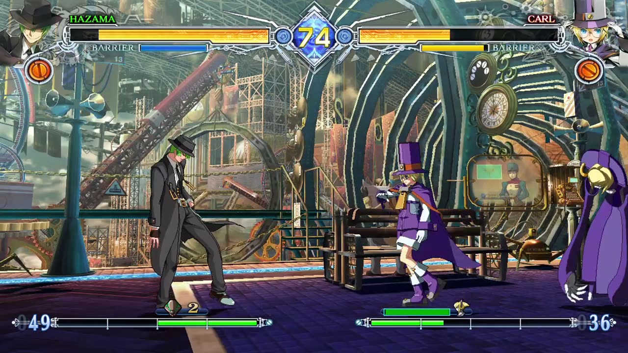 Hazama vs Carl