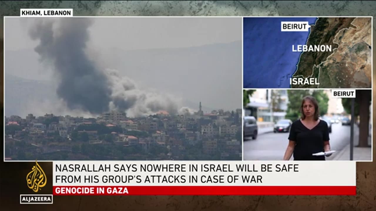 Hezbollah's Nasrallah: Nowhere in Israel Safe if Full-Blown War Erupts