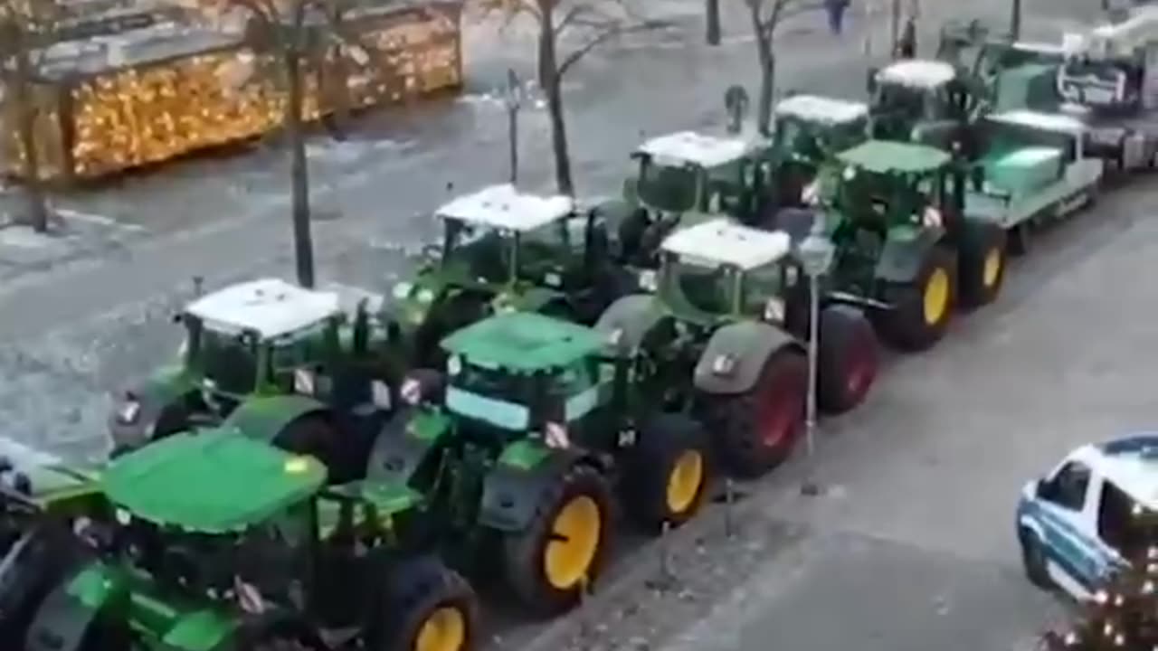 Masové protesty v Německu 8.1.2024