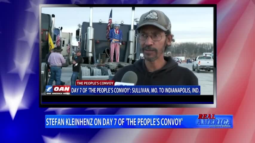 Day 8 of the People's Convoy(Update from the US Trucker Convoy) #OAN