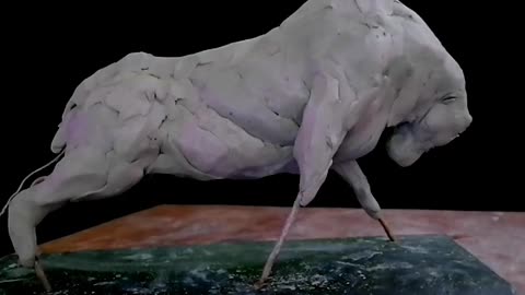 Draw The Lines Of The Bull's Body