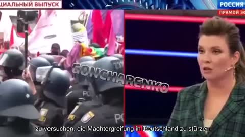 Skabєєva ruft bereits, um die deutsche Macht niederzuschlagen! Fordert das Regime auf, die deutsch