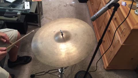 Vintage 1970s 20" Zildjian DEEP RIDE Cymbal