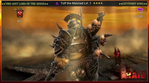 Raid Shadow Legends - Tolf the Maimed - Classic Skin