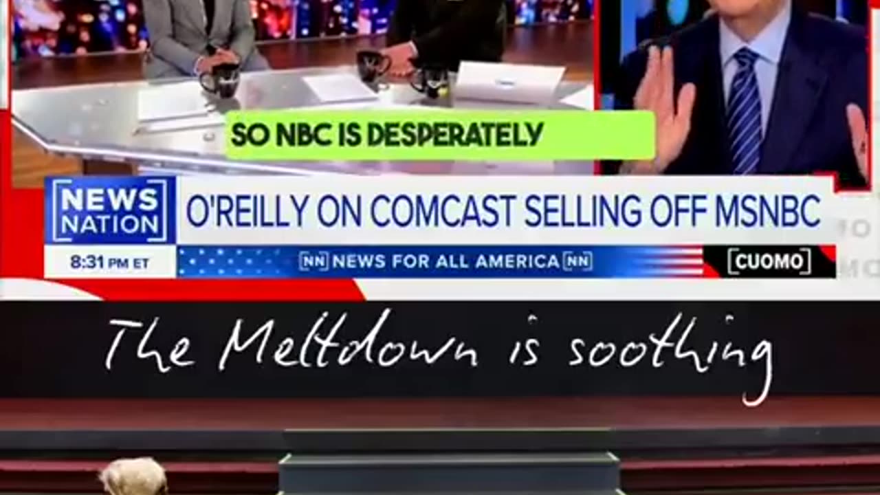 Comcast is trying to separate NBC News from MSNBC.