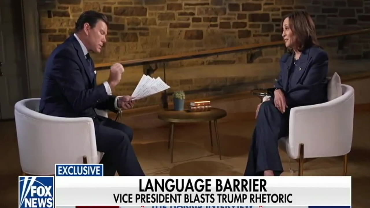 Brett Baier Interviews Kamala Harris