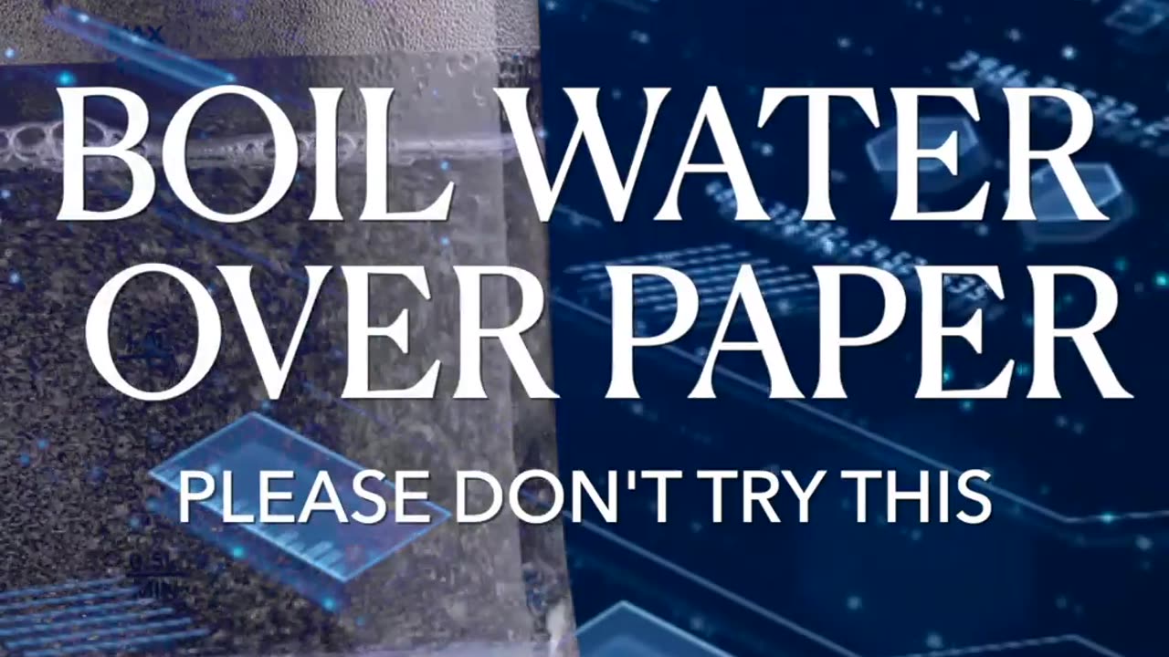 Boiling Water in Plastic and Eating Gold
