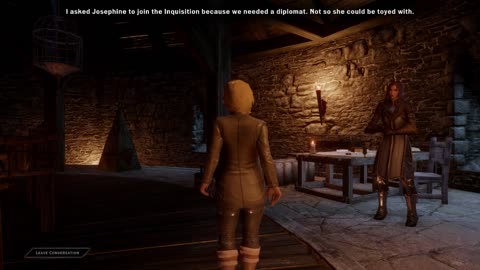 Dragon Age Inquisition Mallorie Cadash and Josephine Montilyet Romance