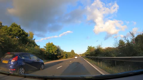 Driving on a sunny day. Speedlapse. 29th Sep 2022