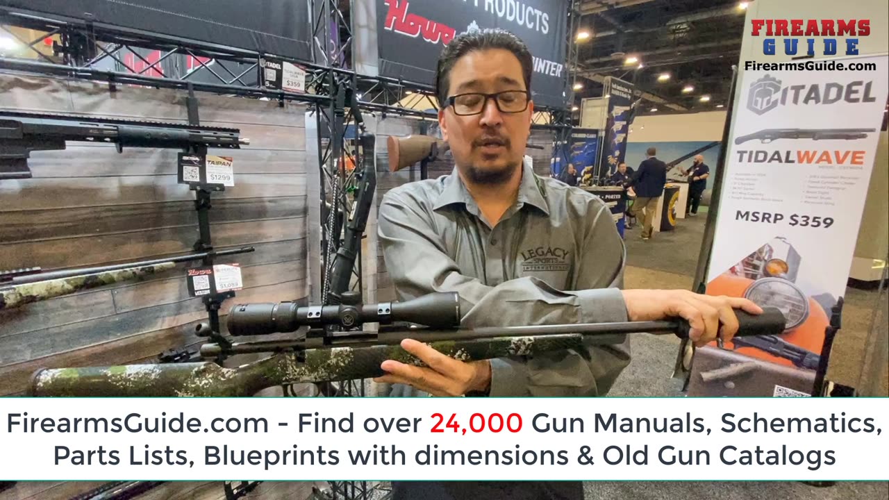 2024 Howa SUPERLITE subMOA Rifle with 16.25 Barrel - SHOT Show 2024