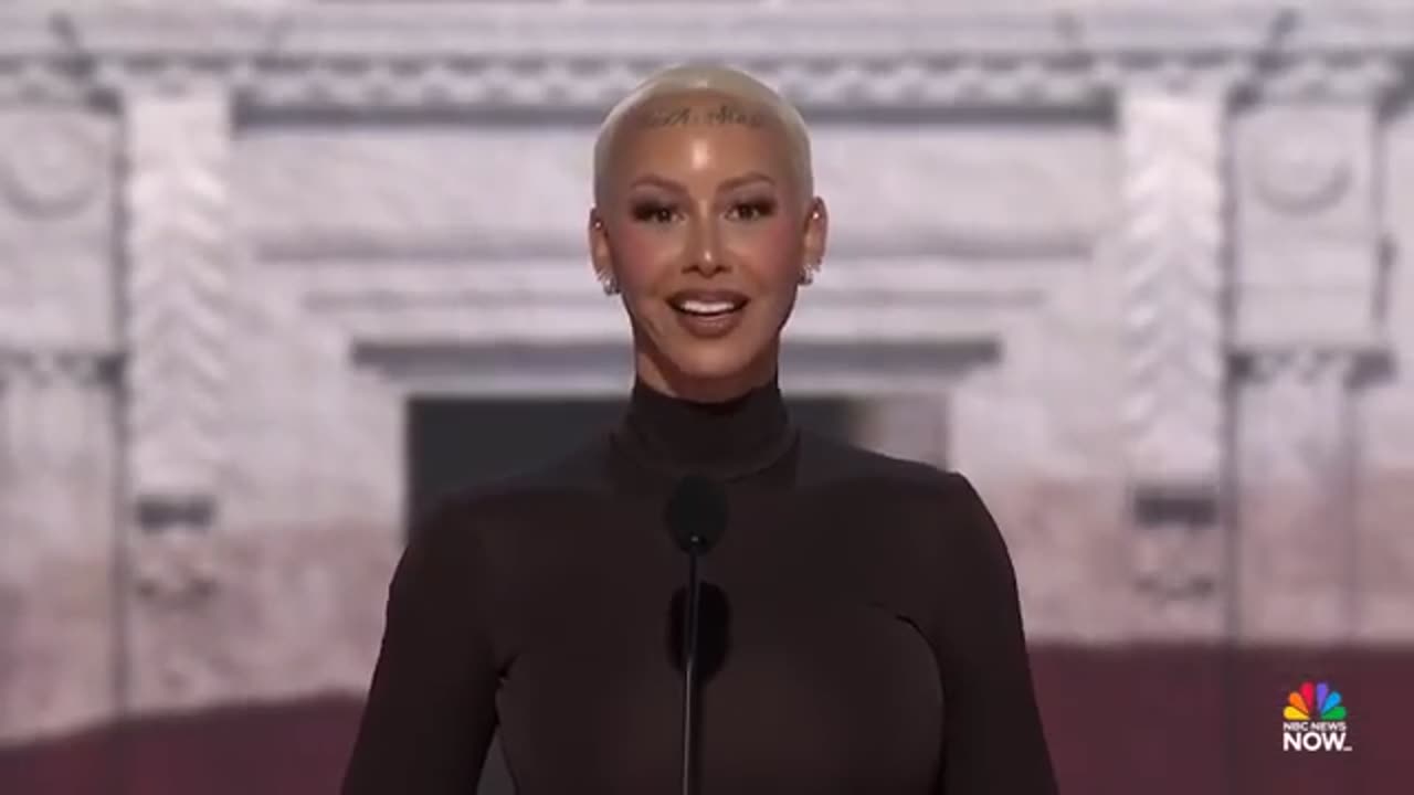 Model Amber Rose touts Trump and supporters as ‘all love’ NBC News