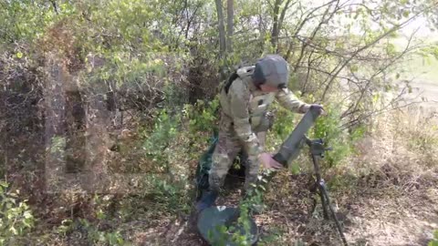 Footage of combat work of Russian