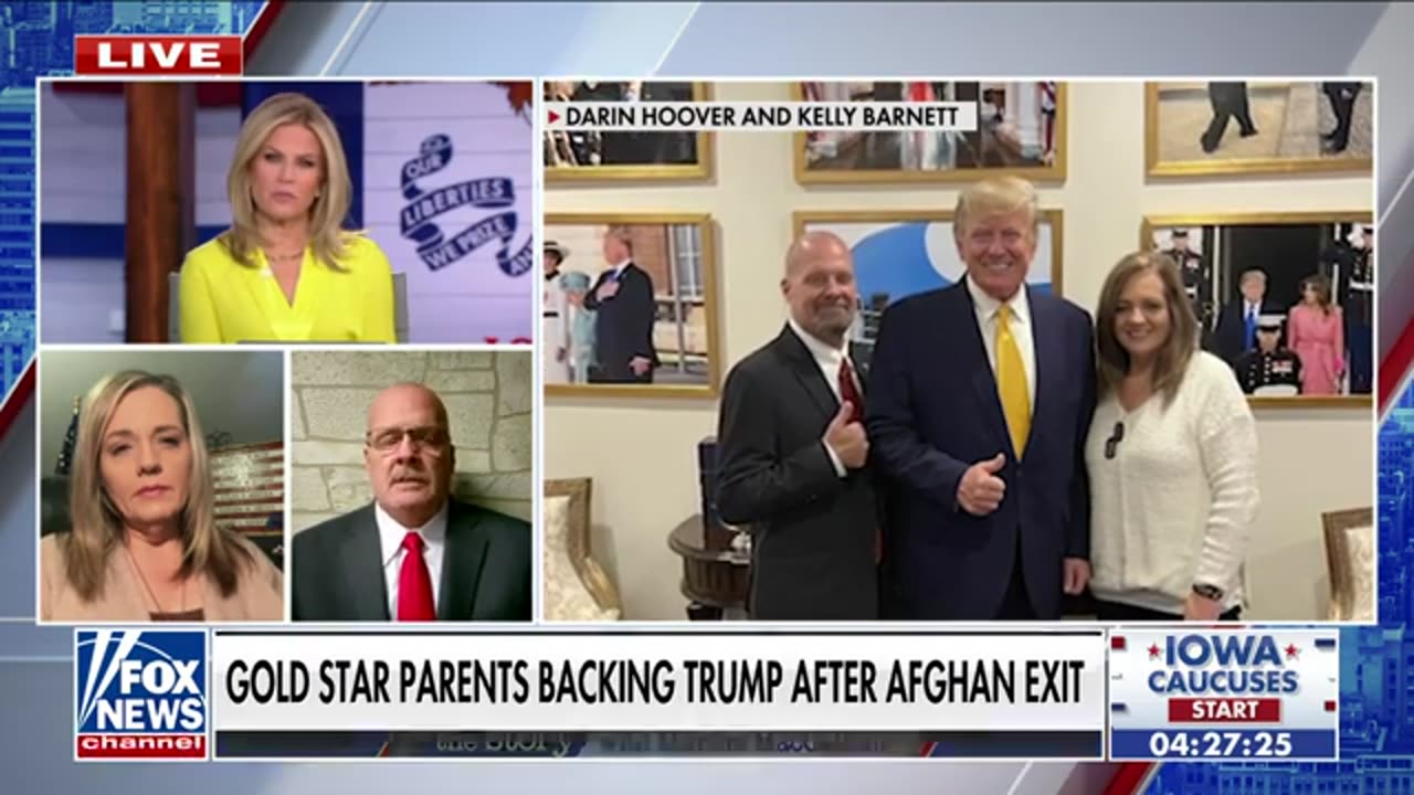 Gold Star family who lost son in Biden's botched Afghanistan withdrawal announces support for Trump