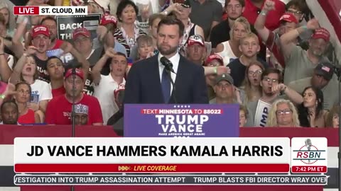 JD Vance speaks at Trump Rally in St. Cloud, Minnesota [Full Speech]