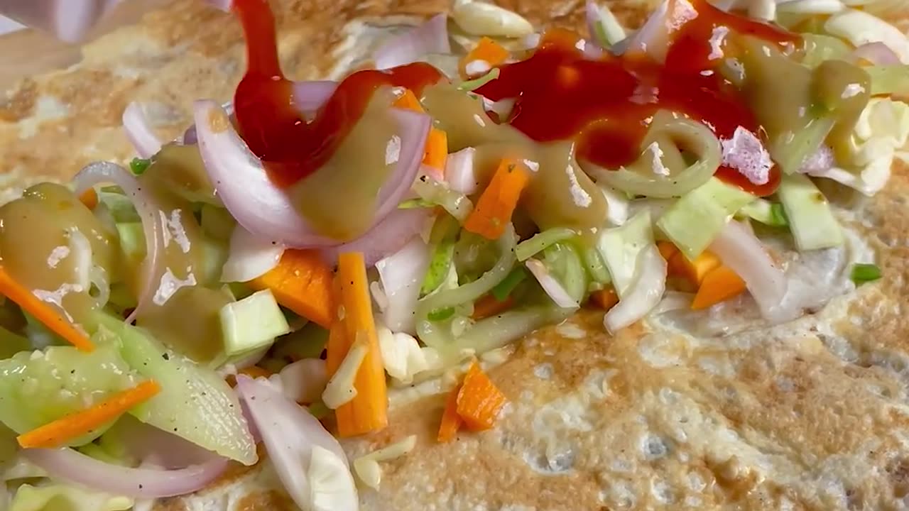 Kolkata Egg Roll Full video Asmr Cooking