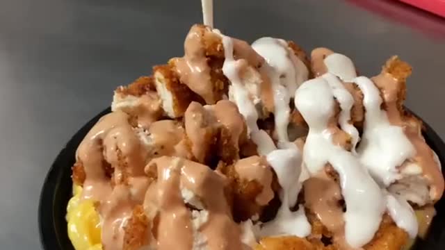 Corn and chicken salad