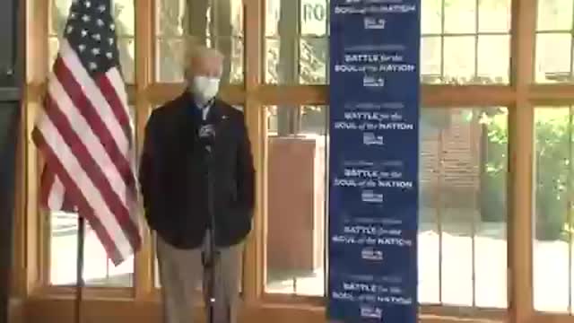 Joe Biden talks to much. Makes no sense. Hunters guilty.