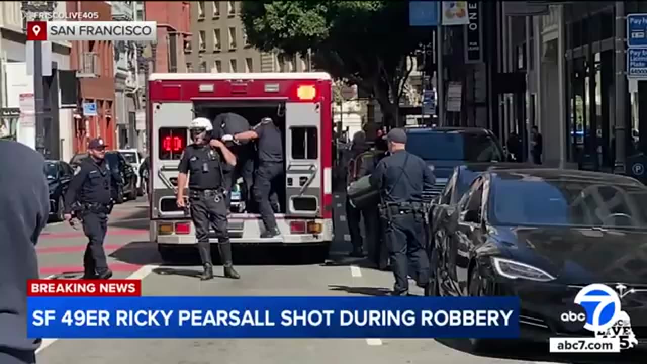 San Francisco 49ers wide receiver Ricky Pearsall shot in attempted robbery