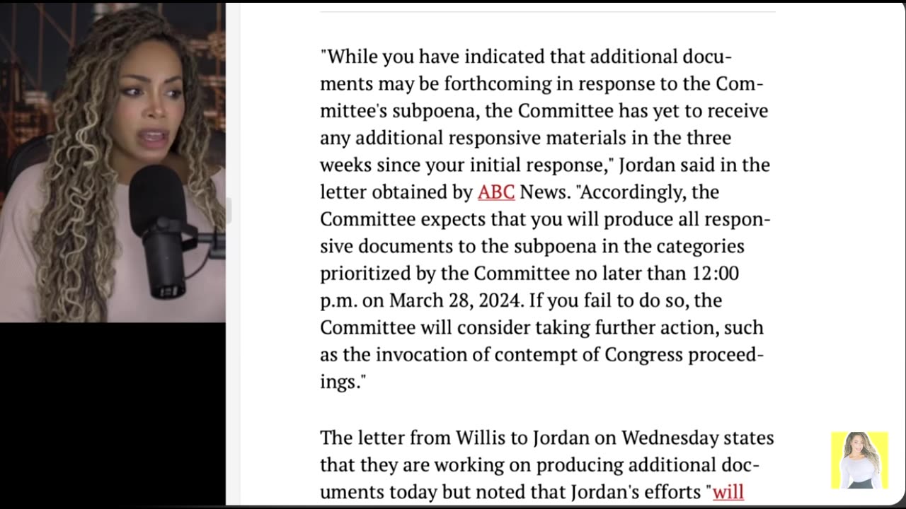 240328 BREAKING Fani Willis IS IN CONTEMPT OF CONGRESS- REFUSES to Comply with House Judiciary.mp4