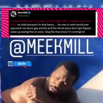 Rapper Meek Mill addresses the allegation