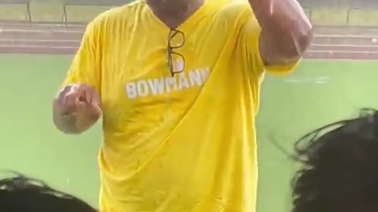 'Squad' Democrat Gets Drenched By Torrential Downpour Mid-Speech As Campaign Goes Off The Rails