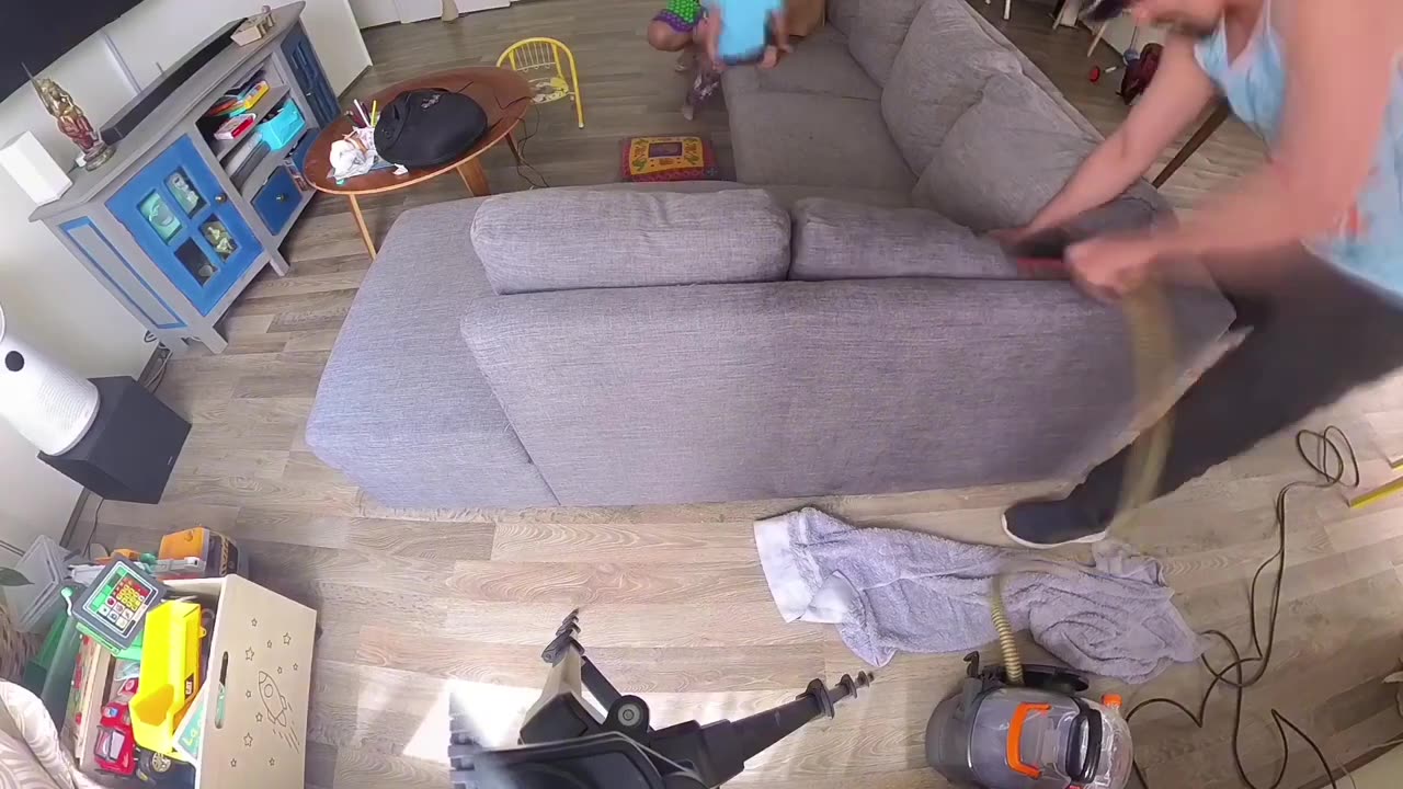 Satisfying Sofa Upholstery Vacuum Cleaning - Timelapse