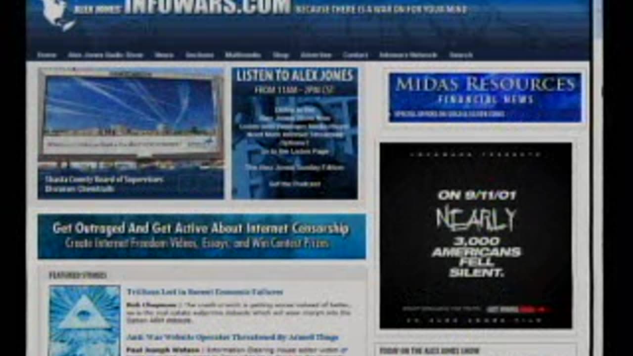 Alex Jones Show 8-8-2008